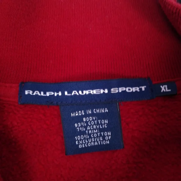 Vintage Y2K Polo Ralph Lauren Sport Full Zip Track Jacket XL - Picture 4 of 6
